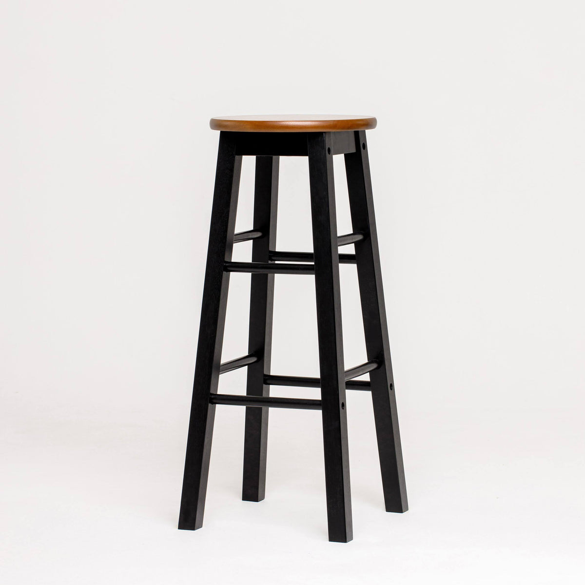 Bar Stool with Round Acacia Seat U559697