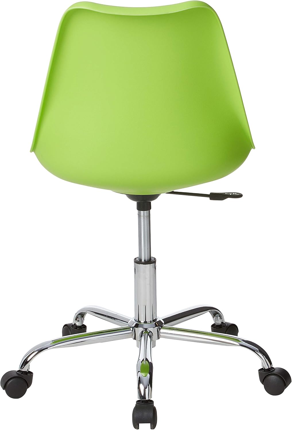 Green Polyurethane Armless Task Chair with Casters M2976