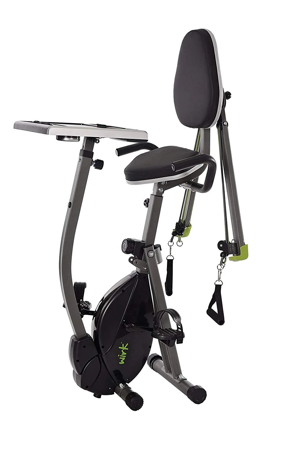 Upright Exercise Bike Workstation and Standing Desk E16566
