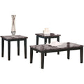 3-Piece Occasional Table Set Black W665