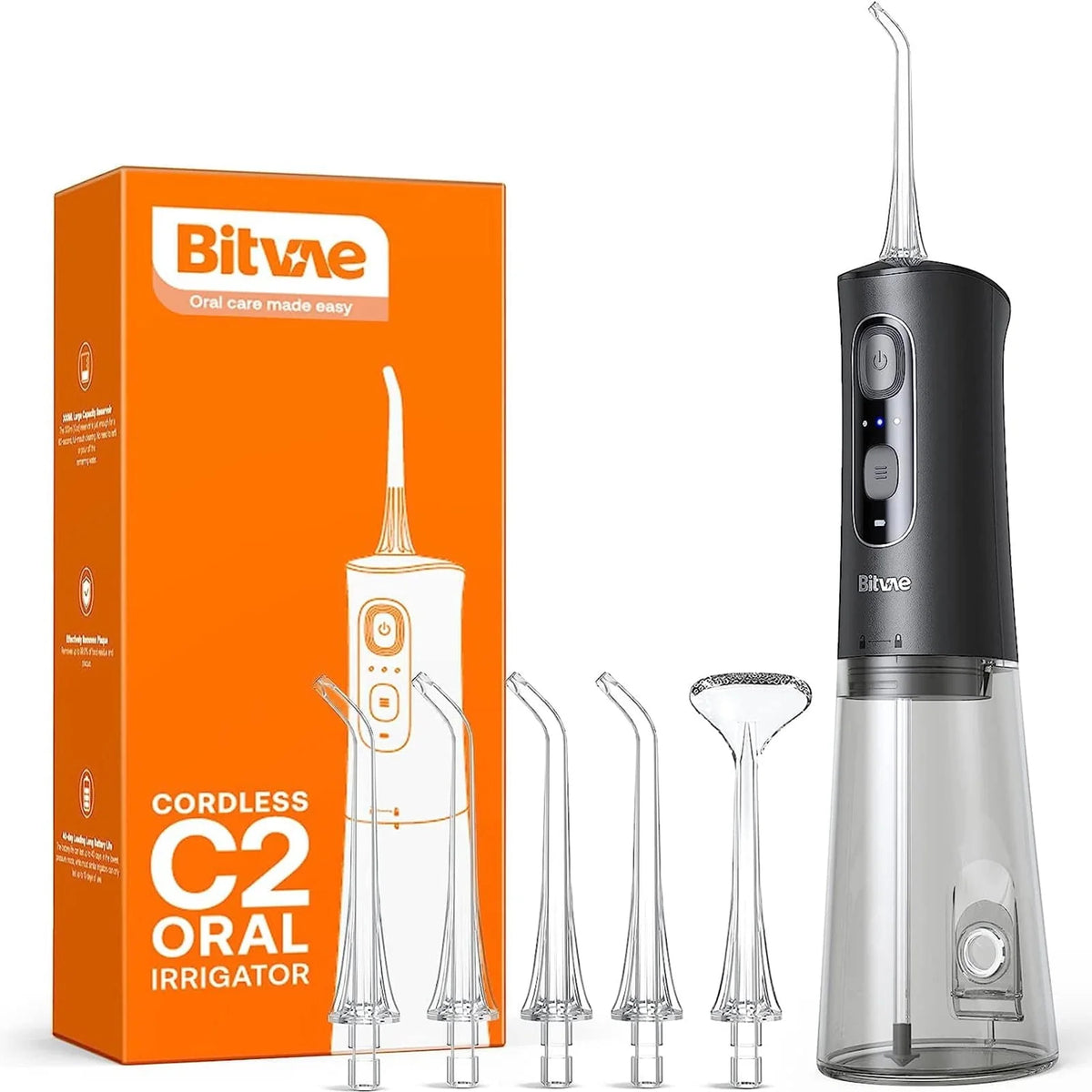 Cordless Water Flosser with 6 Jet Tips A164665