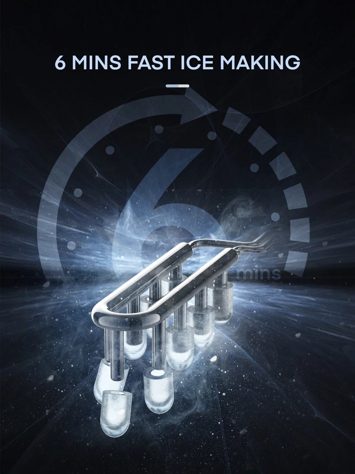 Countertop Ice Maker 2 Sizes Stainless Steel R6783