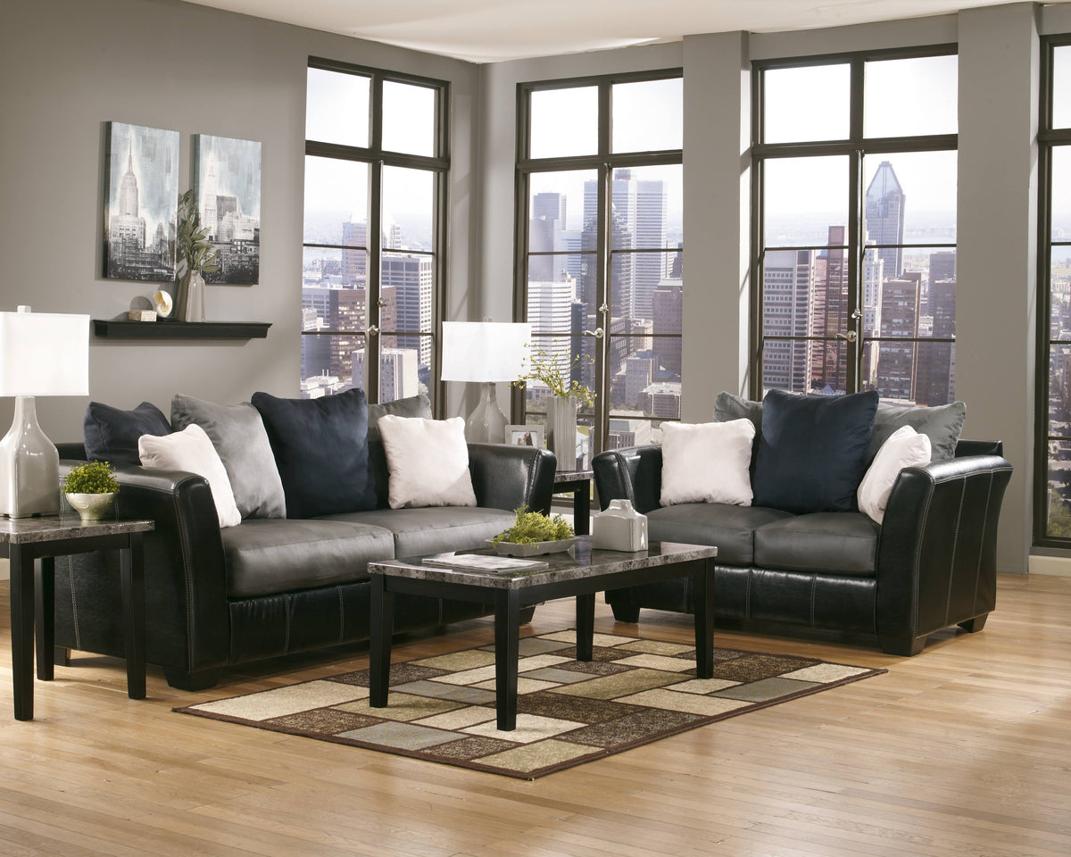 3-Piece Occasional Table Set Black W665
