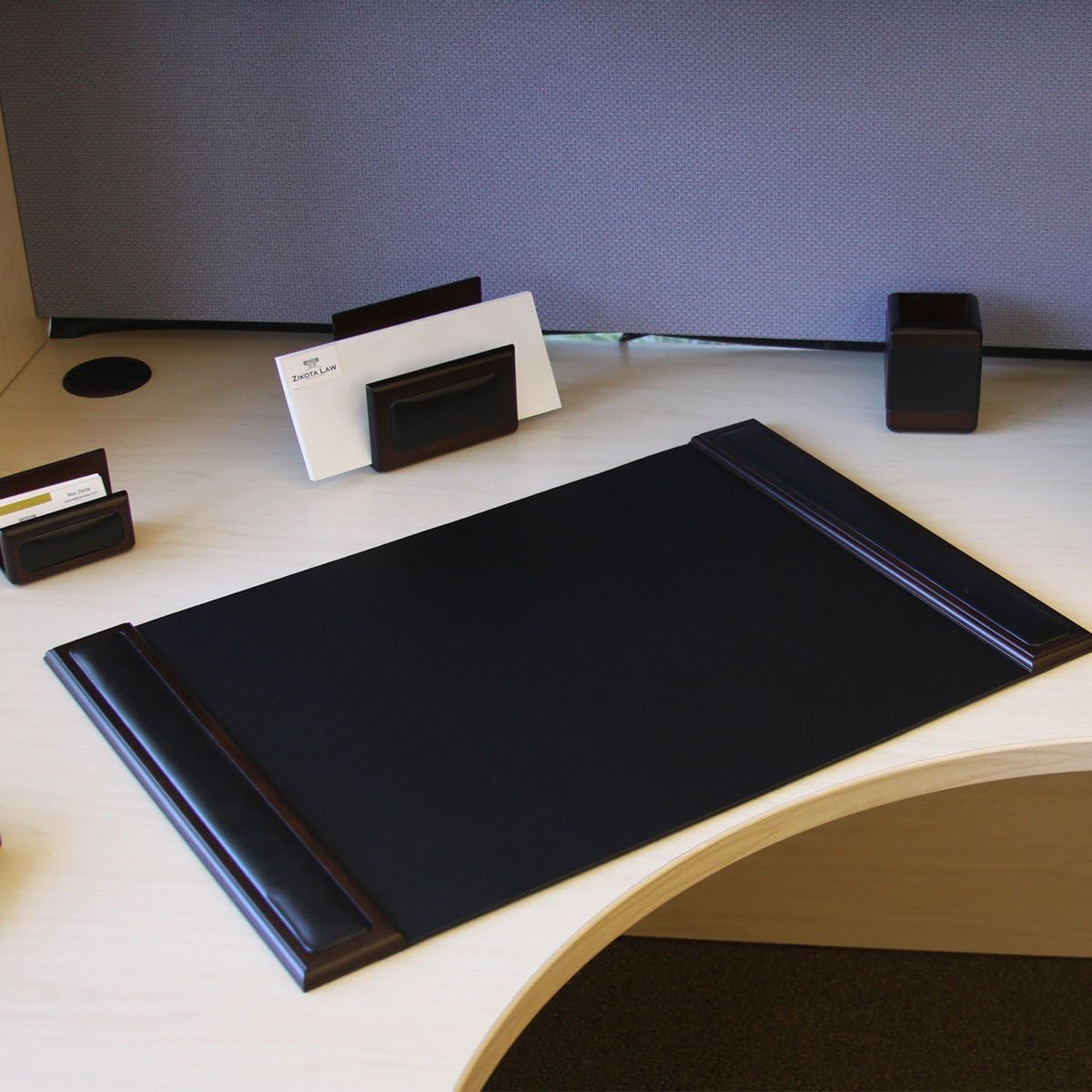 Wood & Leather Desk Pad E98187