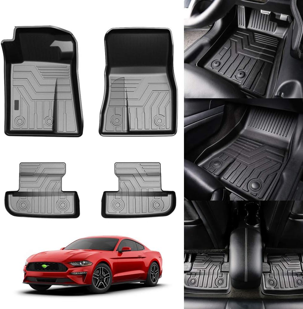 3D All Weather TPE Floor Mats 2 Row Liner Set K201