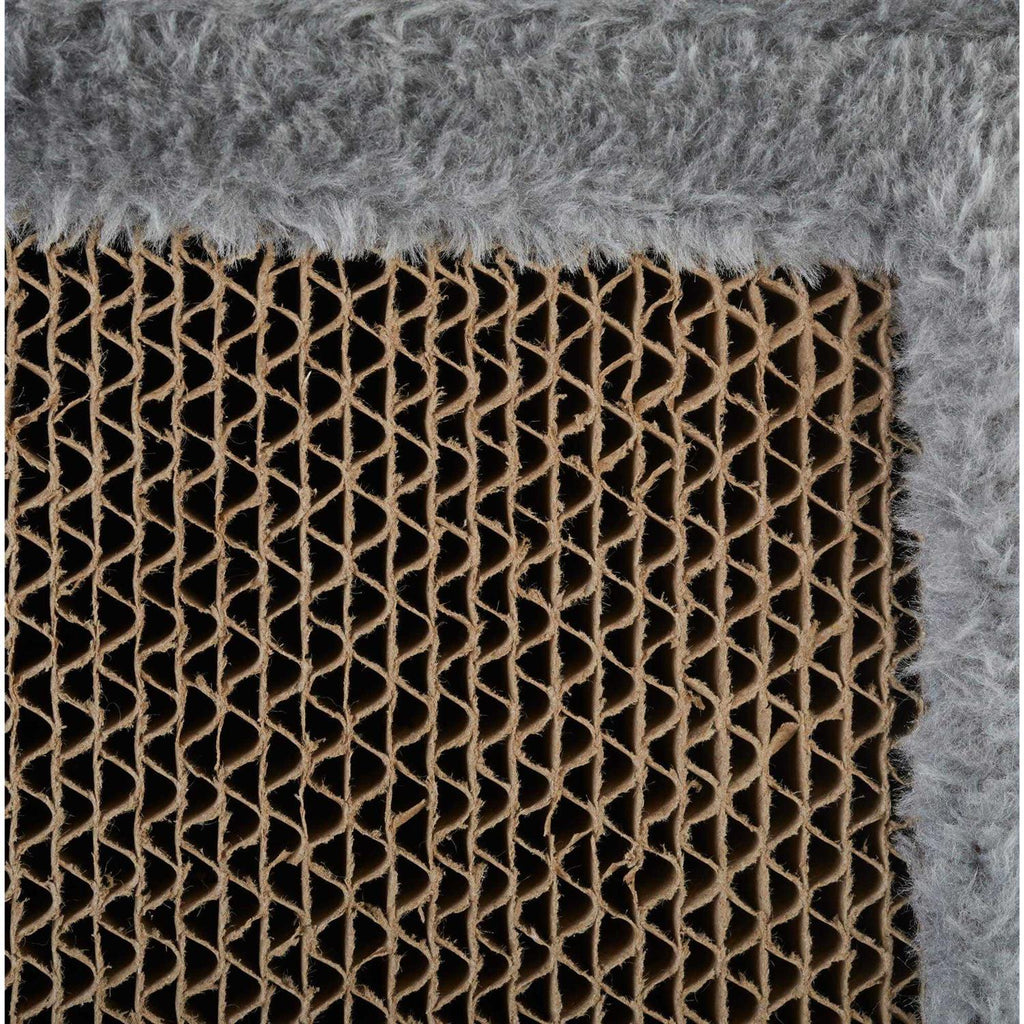 Raised Cat Scratch Post With Refillable Corrugated Cardboard D292