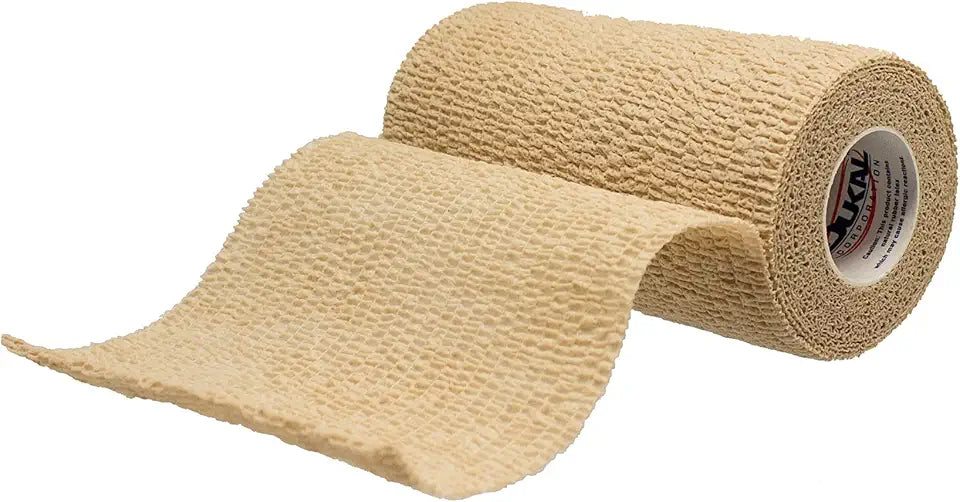 Tan Latex-Free Cohesive Bandage, Pack of 18 M7433