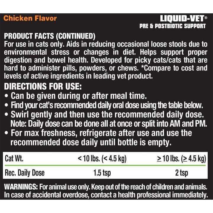 Pre & PostBiotic Support Flavor Formula for Cats I3046
