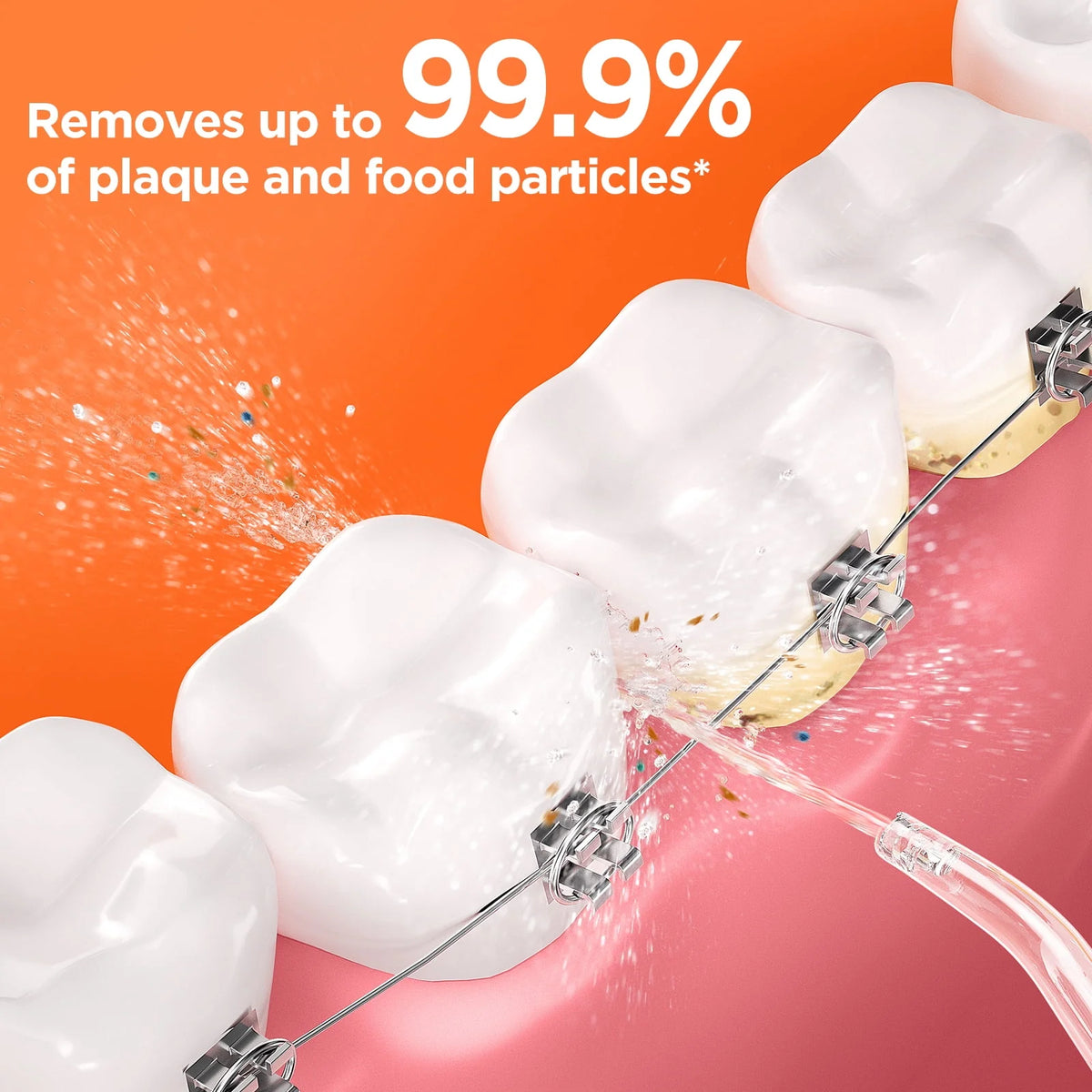 Cordless Water Flosser with 6 Jet Tips A164665