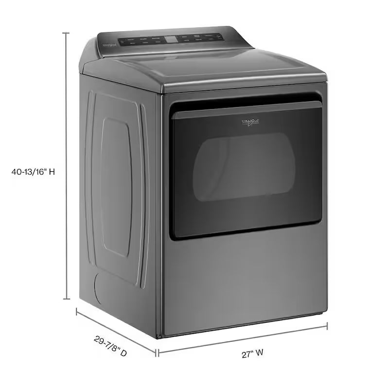 7.4 cu. ft. Front Load Electric Dryer V829