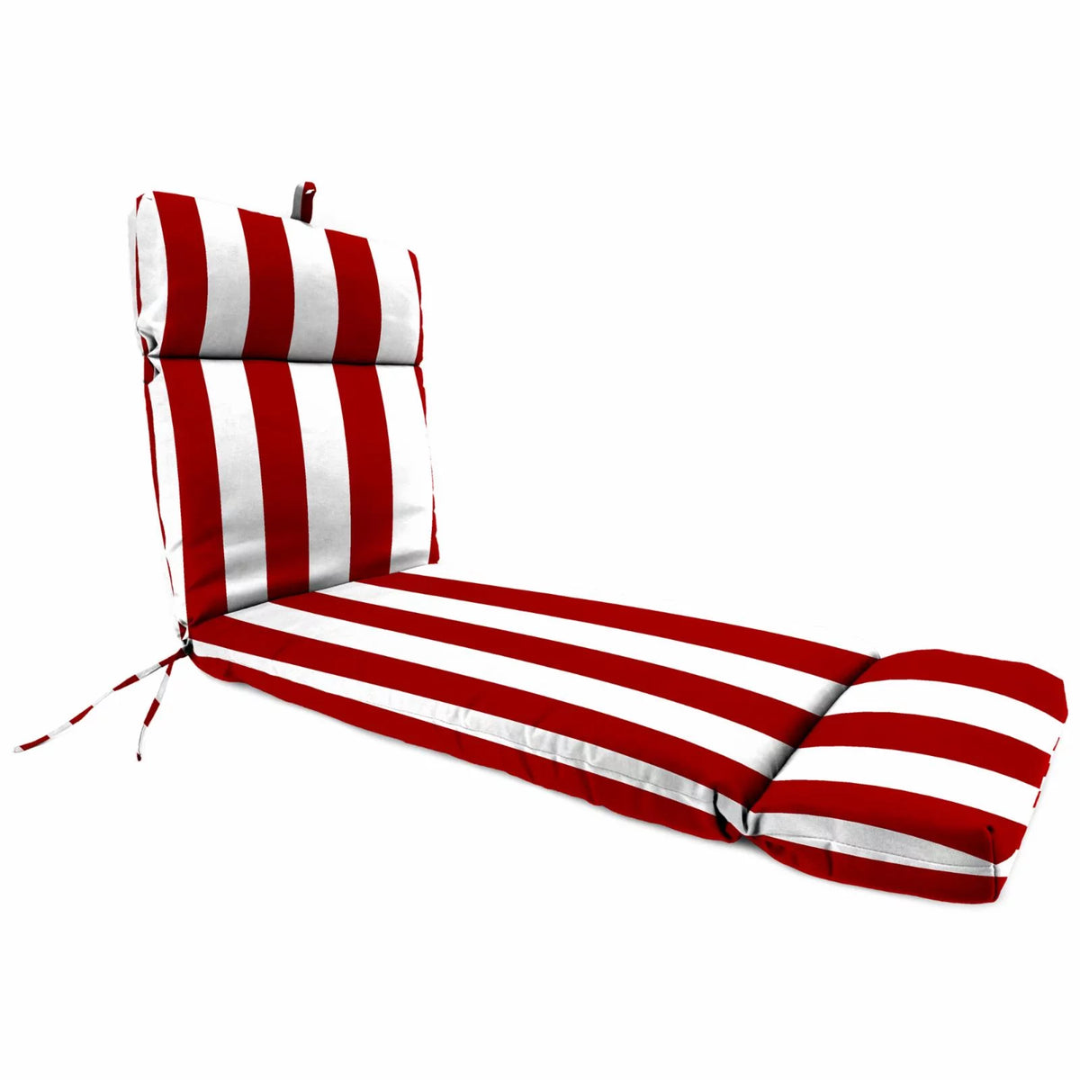 72 x 22 in. Rectangular Outdoor Chaise Lounge Cushion with Ties X482672
