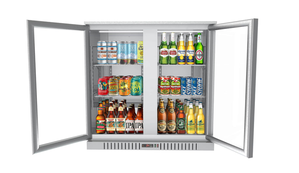 Two-Door Back Bar Refrigerator 7.4 Cu. ft. Q66382