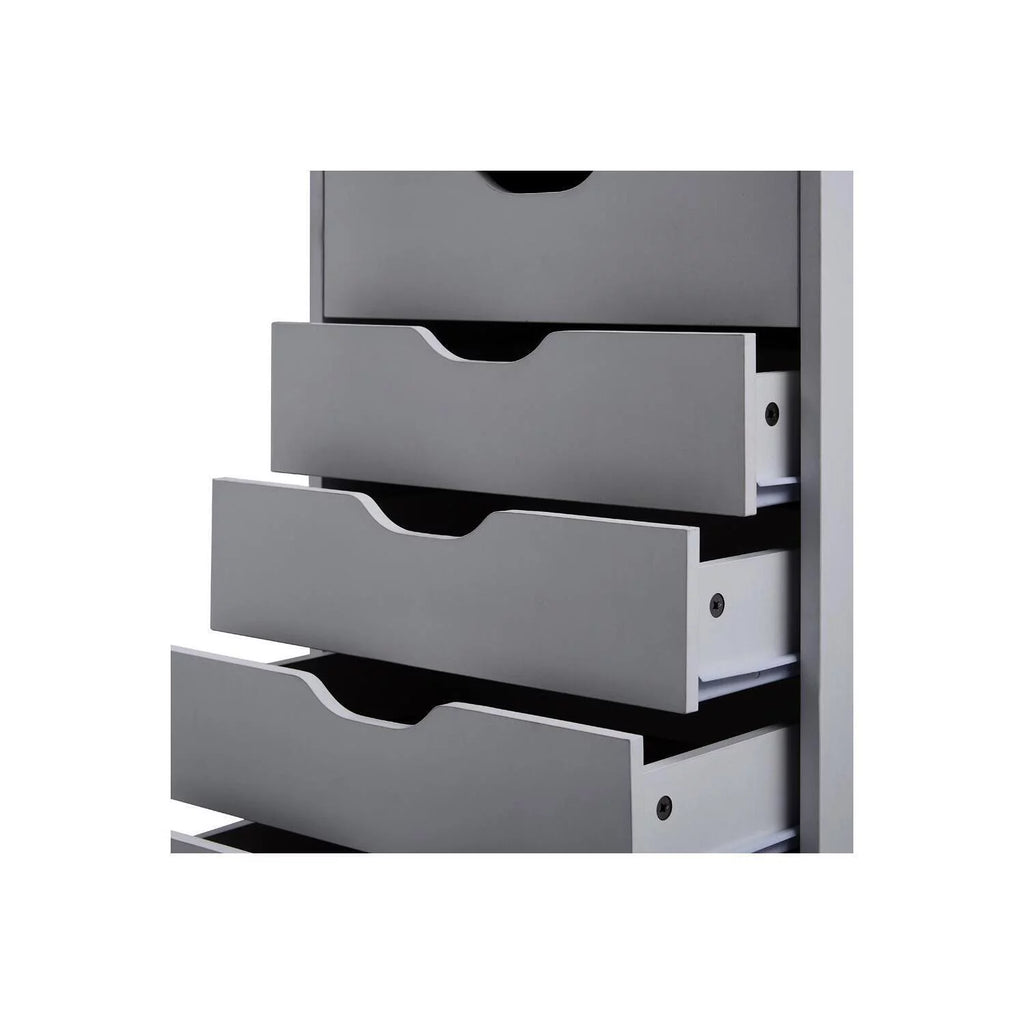 Black 9 Drawer Office File Storage Cabinet K6981