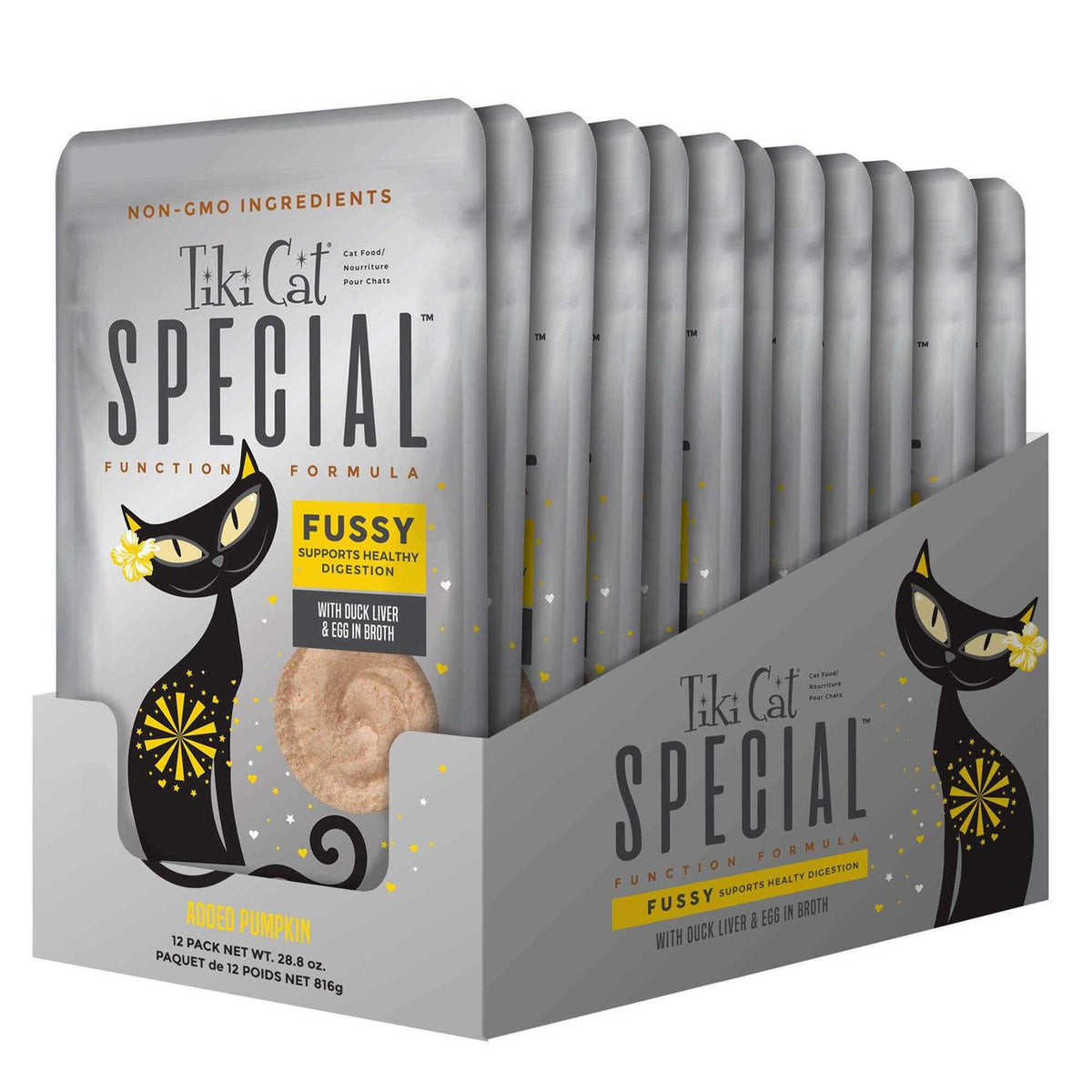 Duck Liver & Egg Wet Cat Food Pouches H636915