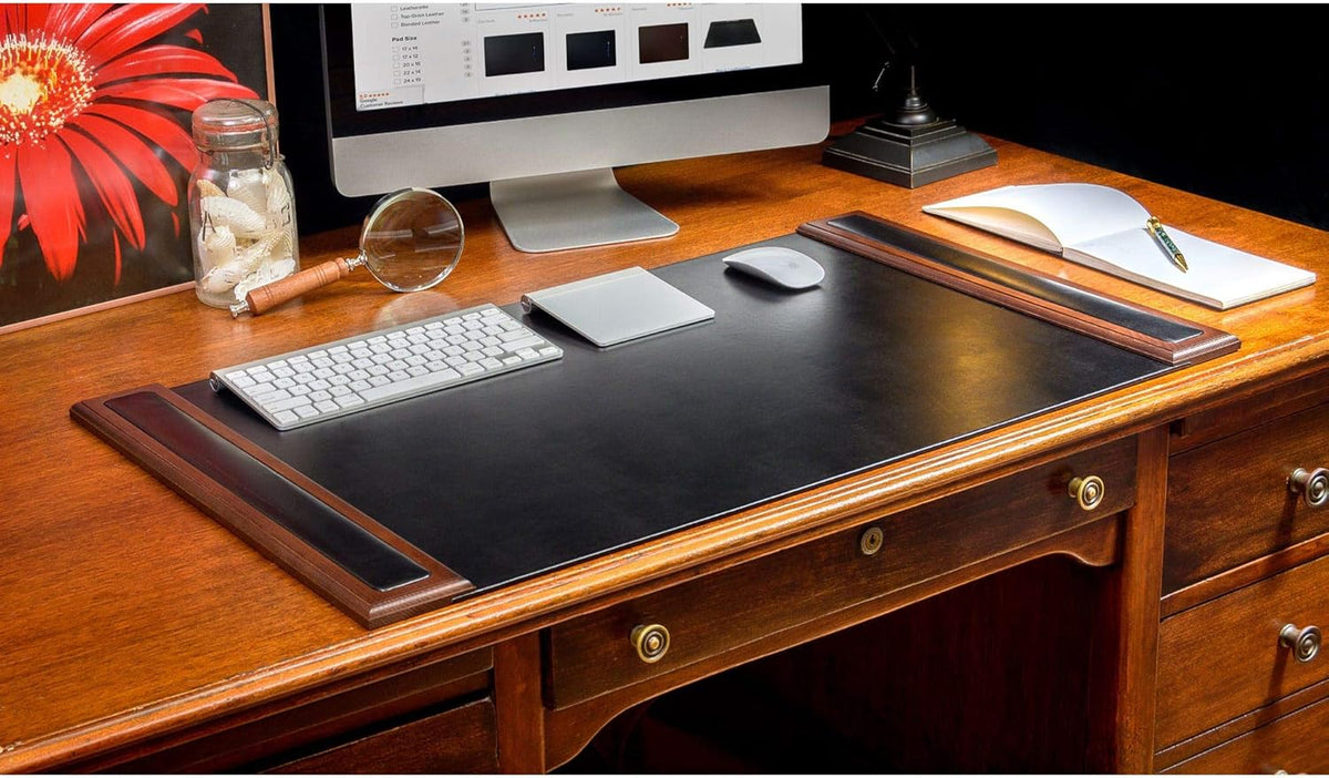 Wood & Leather Desk Pad E98187