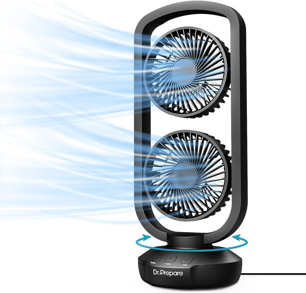 Rechargeable Oscillating Portable USB Desk Fan 10000mAh 15 inch X16988