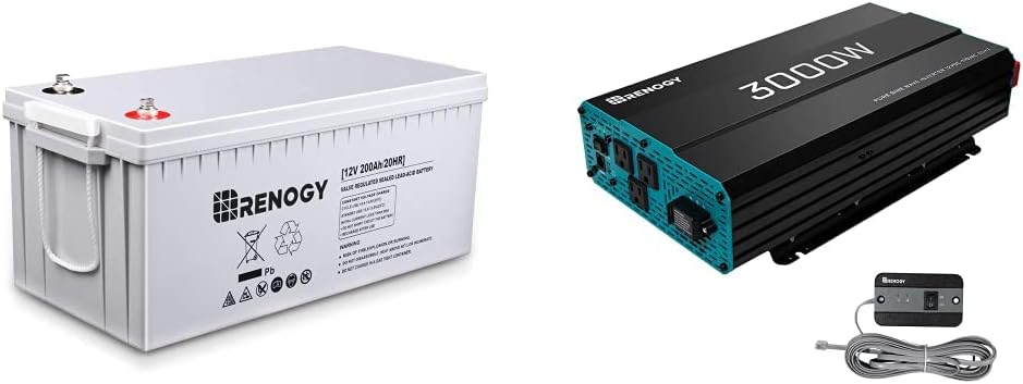 12 Volt 200Ah Deep Cycle AGM Battery Z1922