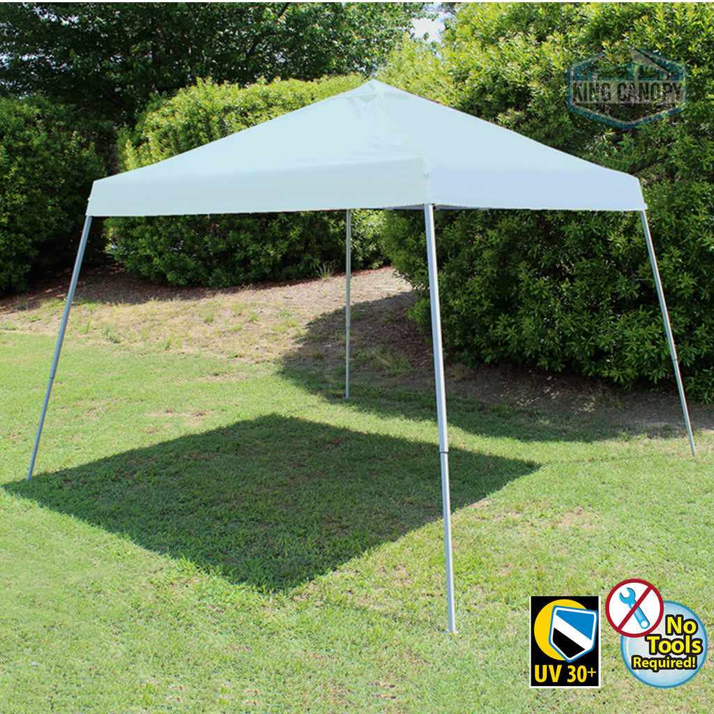 10 ft. x 10 ft. White Pop-Up Canopy N14436