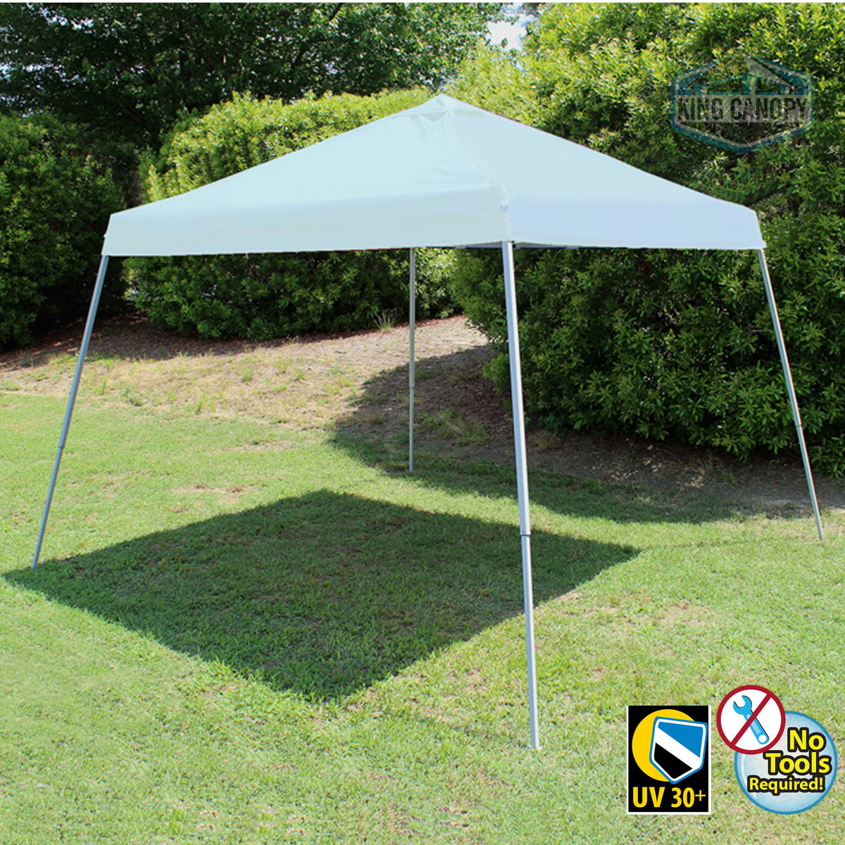 10 ft. x 10 ft. White Pop-Up Canopy N14436