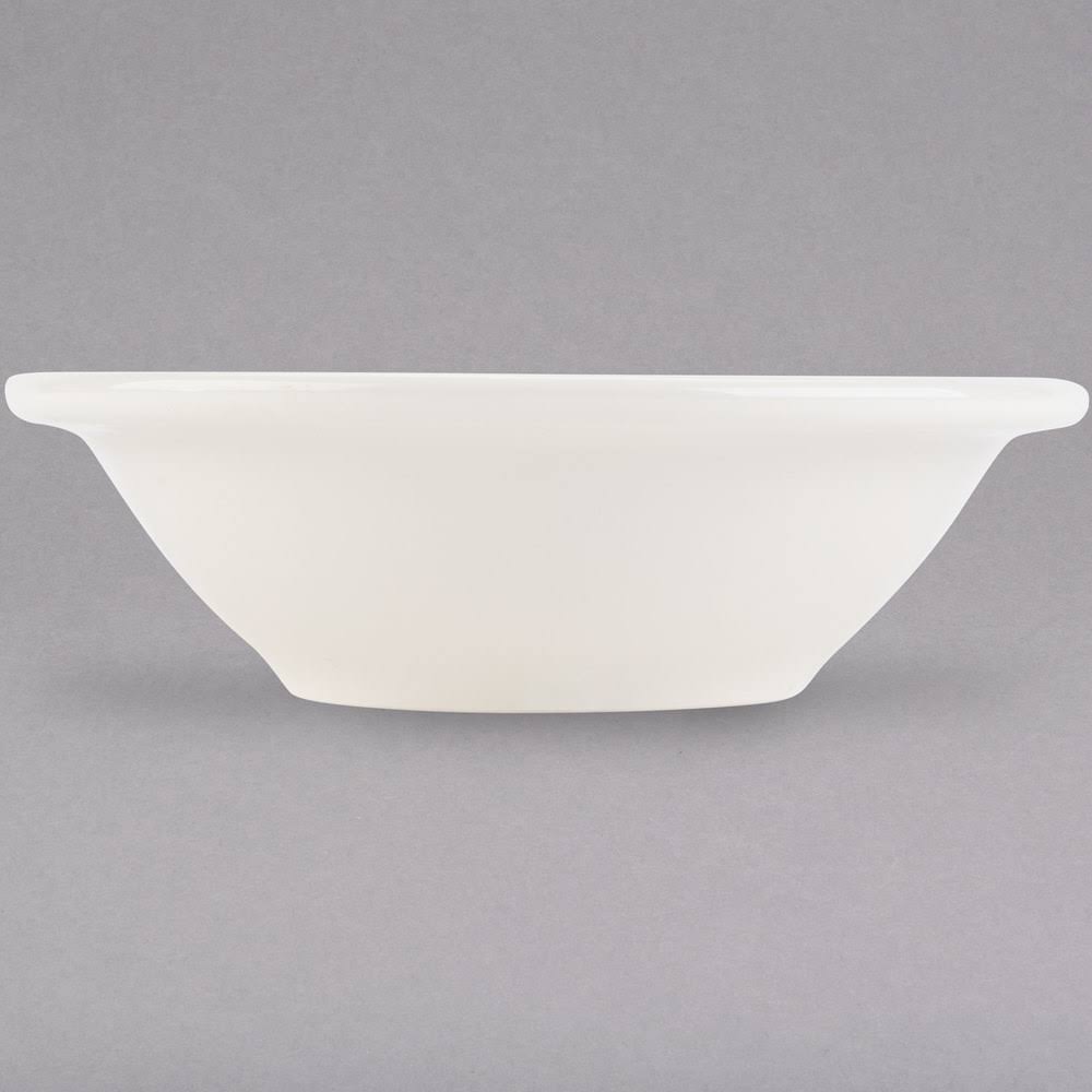 3.5 oz. Eggshell Narrow Rim China Fruit Dish - 36/Case P425