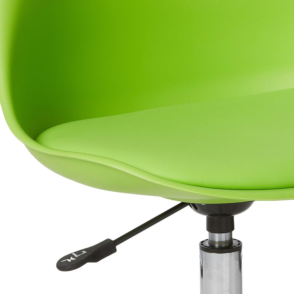 Green Polyurethane Armless Task Chair with Casters M2976