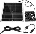 20W 16V USB Solar Powered Exhaust Fan Waterproof O22395