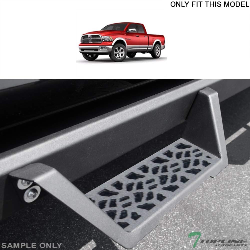 Matte Black Drop Step Side Nerf Bars Running Boards N838142
