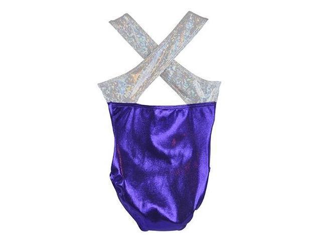 Purple Gymnastics Leotard Z5625