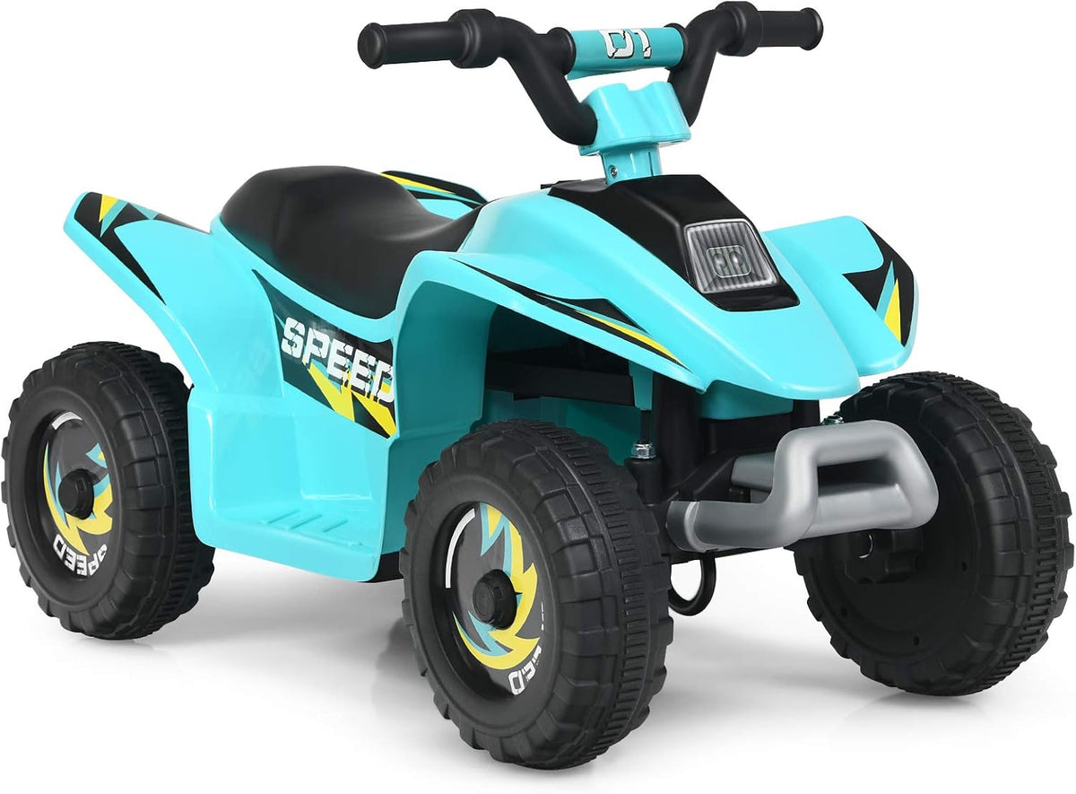 6V Battery Powered Electric Quad ATV (White) V904
