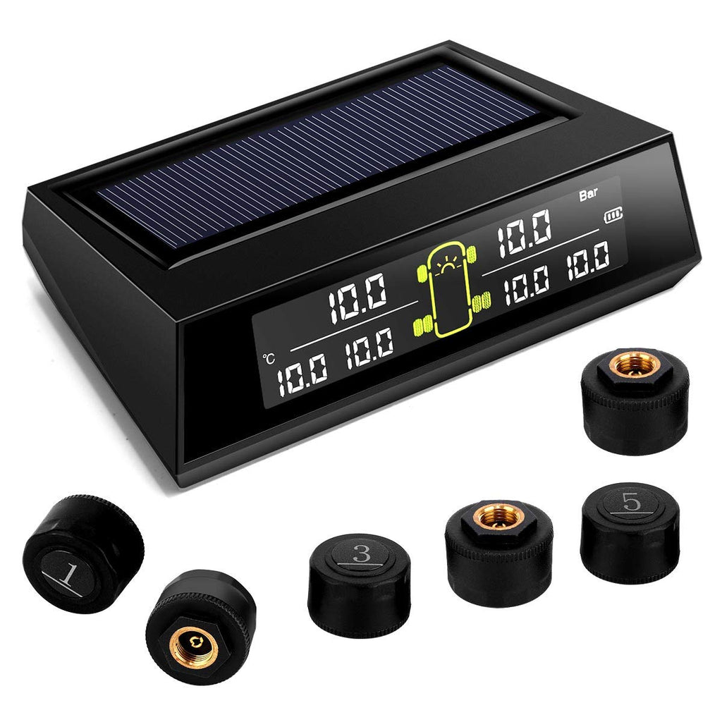Tire Pressure Monitoring System with 6 Tire External Sensors H150600