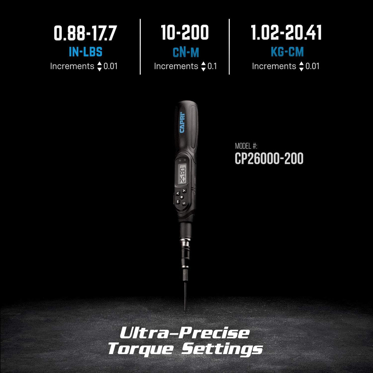 Black Limiting Torque Screwdriver Set G47478