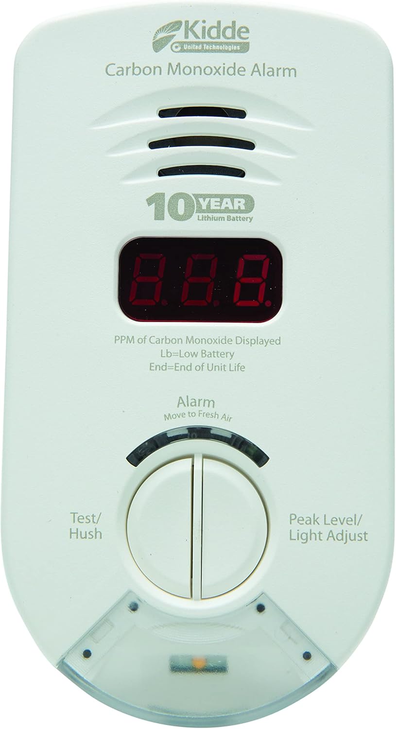 Carbon Monoxide Detector with Digital Display L3560