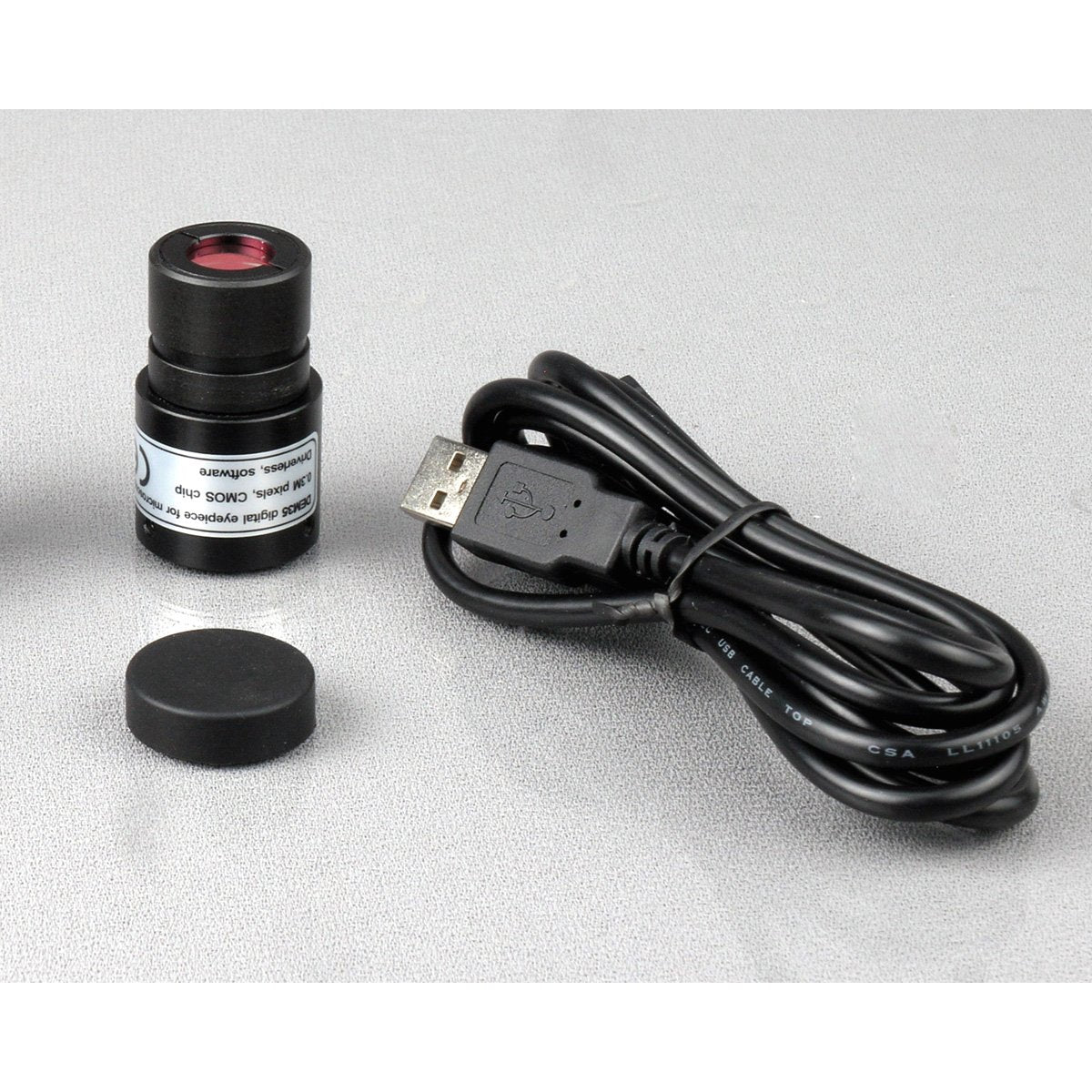 40X-1000X LED Student Microscope with 5MP USB Camera T366