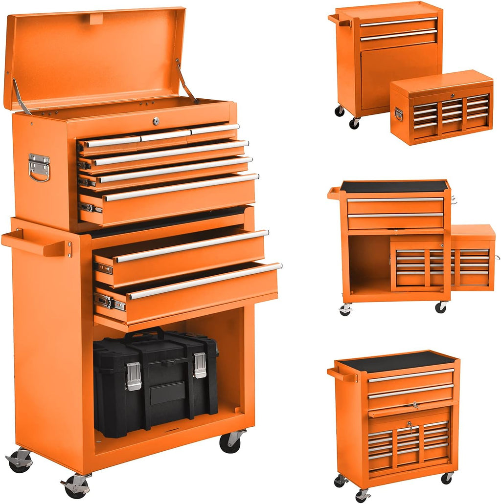 8 Drawer Rolling Tool Chest with Lock L72735