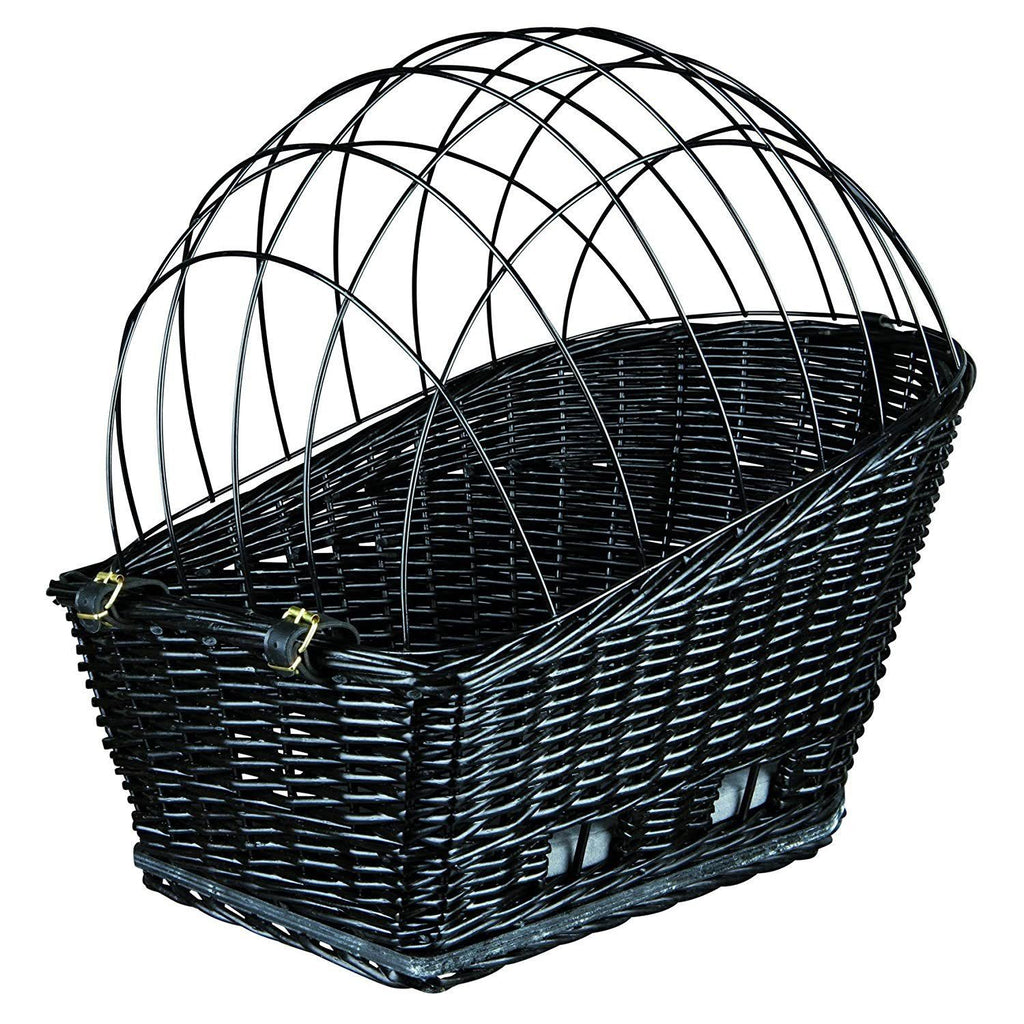 Bicycle Basket with Lattice, Black Y333