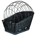 Bicycle Basket with Lattice, Black Y333