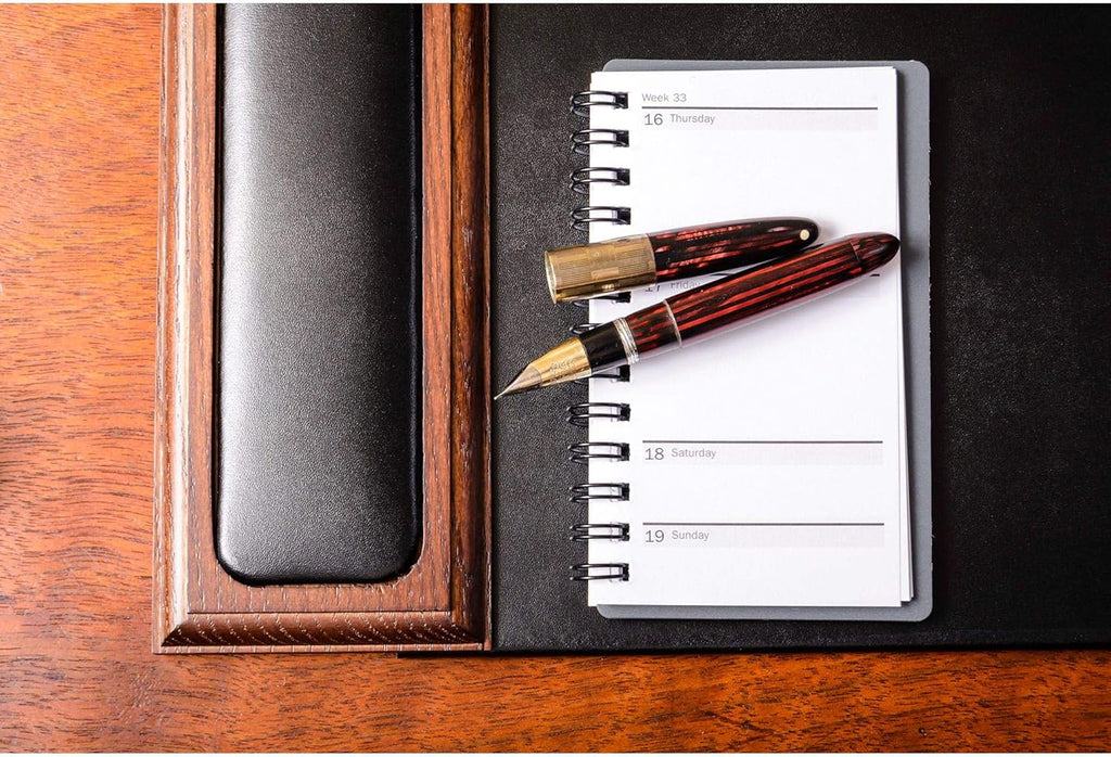 Wood & Leather Desk Pad E98187