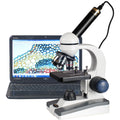 40X-1000X LED Student Microscope with 5MP USB Camera T366