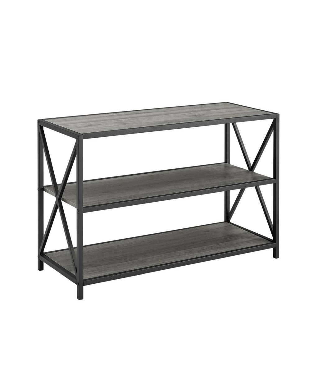 40x22 Industrial Wood Bookcase X2270