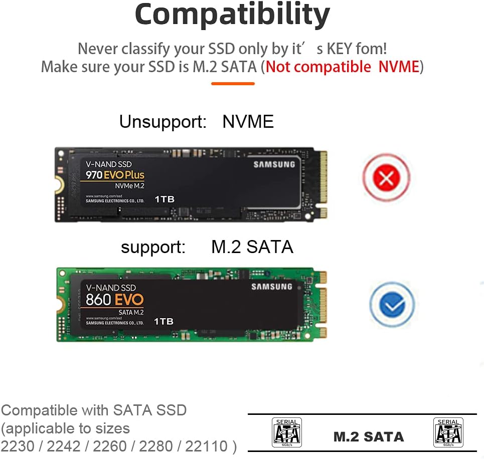 2 Bay m.2 SATA Docking Station P4832