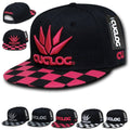 1 Dozen 6 Panel Retro Flat Bill Snapback Caps F858570