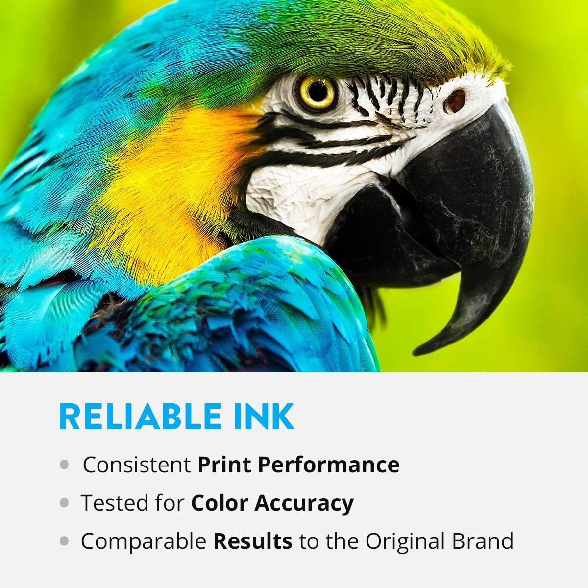 Remanufactured Ink Cartridge Replacement 1 Black 1 Color 2-Pack Q69454