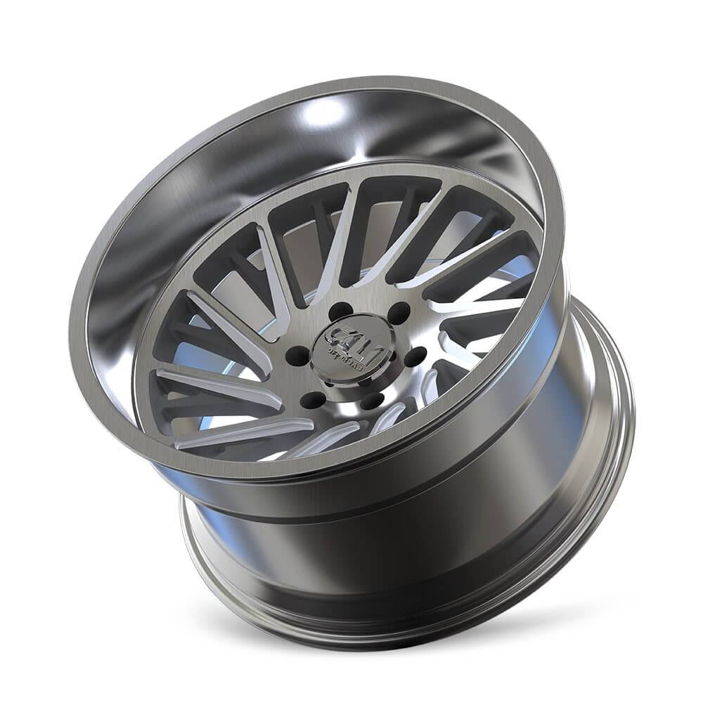20x10 6-139.7 Brushed Clear Gloss Wheel N32204