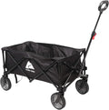 Black Folding Collapsible Camp Wagon Cart Y72752