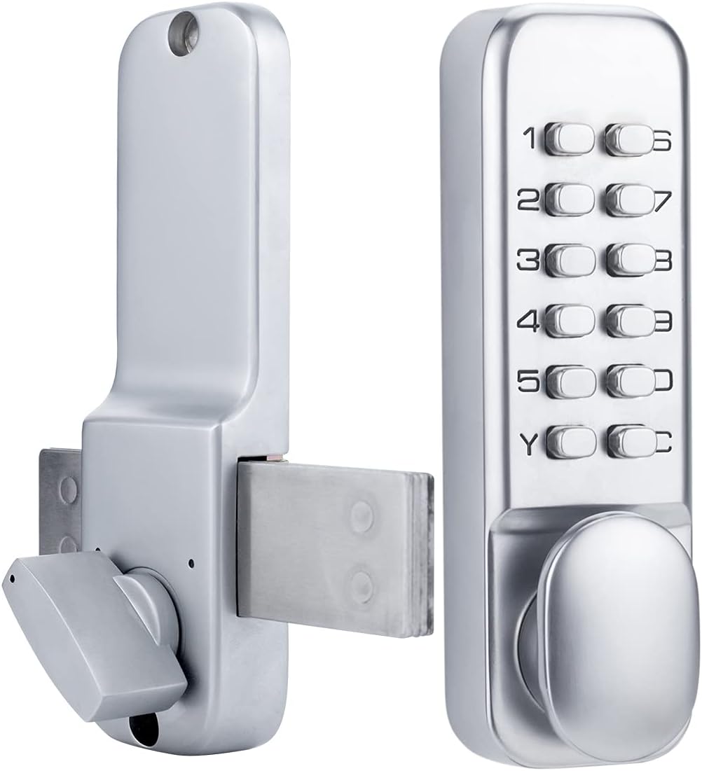 Stainless Steel Mechanical Keypad Door Lock Set with Handle Z253
