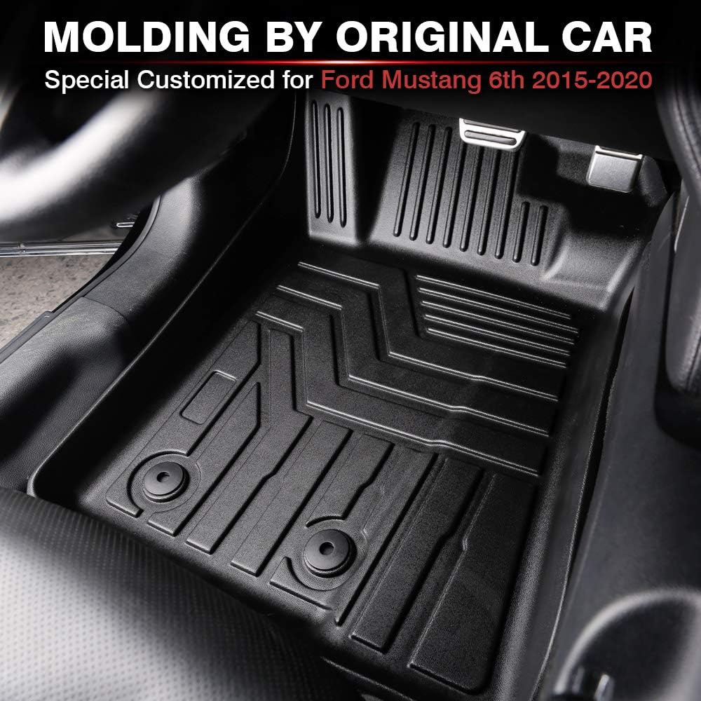 3D All Weather TPE Floor Mats 2 Row Liner Set K201