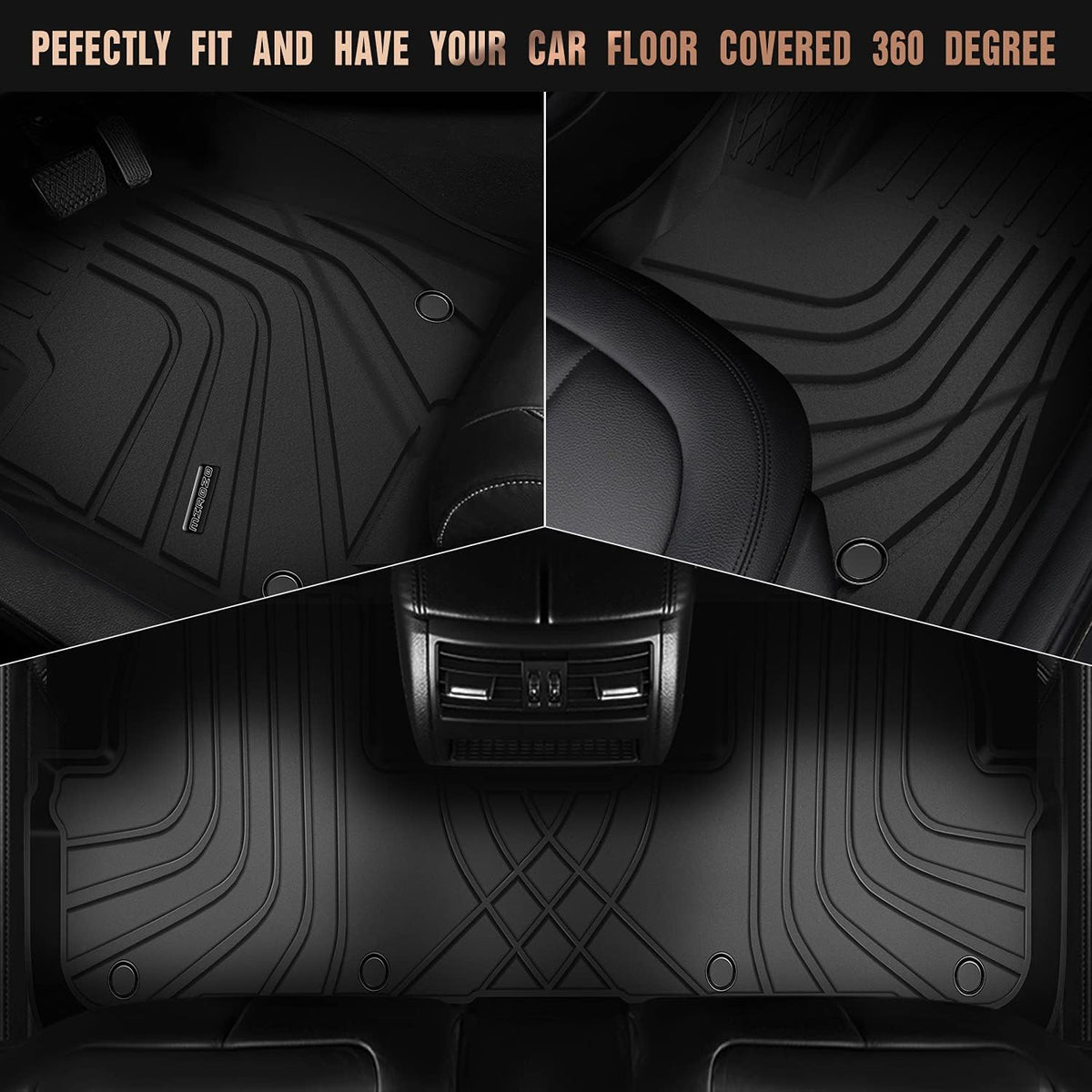 All Weather Custom Fit Floor Mats Set H51400