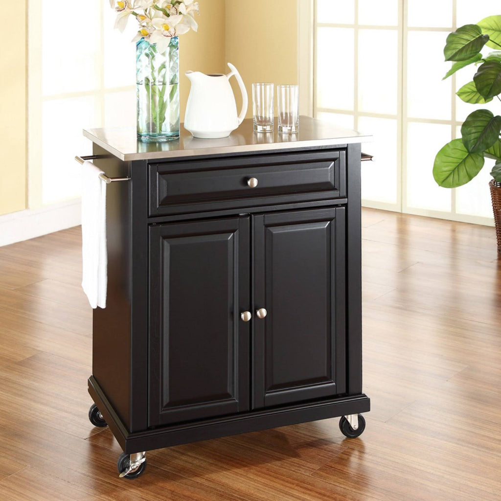 Stainless Steel Top Portable Kitchen Cart Island S406