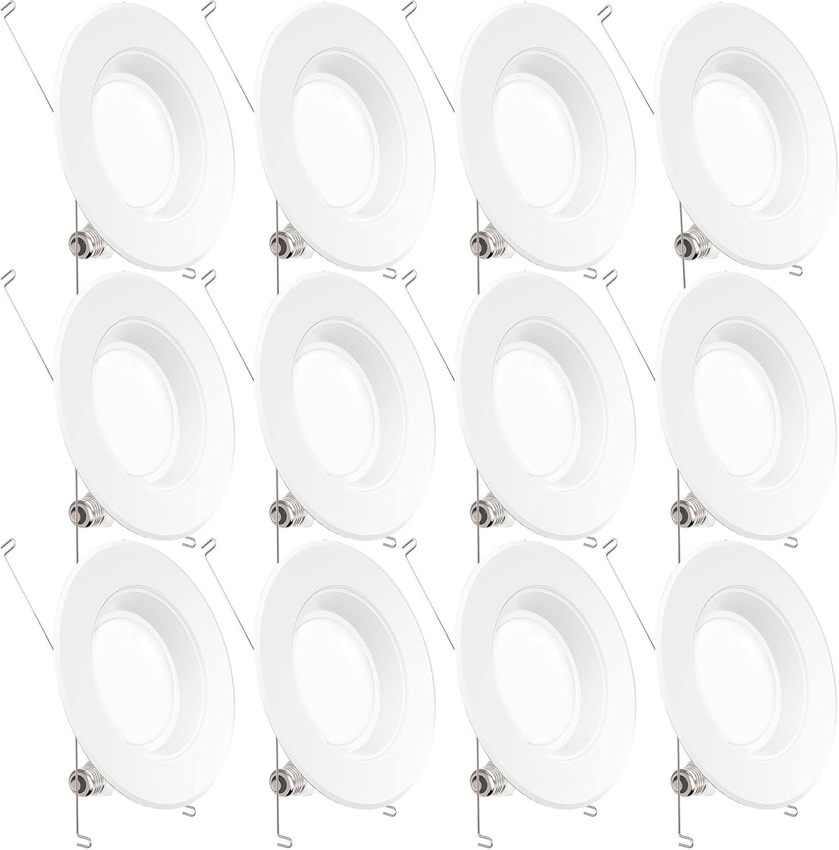 12 Pack 5/6 Inch LED Recessed Lighting L398