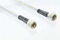 White 50 Ohm RF Coaxial Cable with UHF PL259 Male Connectors, 3 Feet Pack of 2 W775962